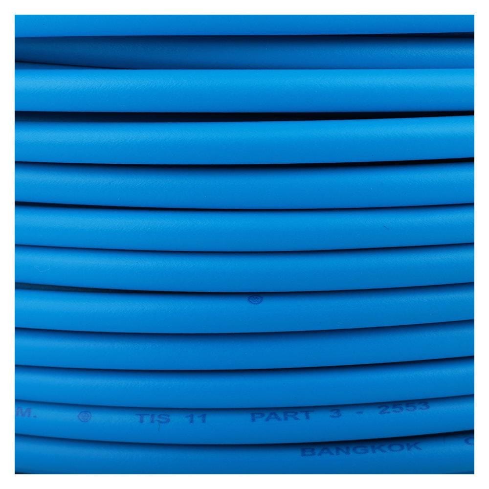 สายไฟ THW IEC01 BCC 1x4 ตร.มม. 100 ม. สีฟ้า