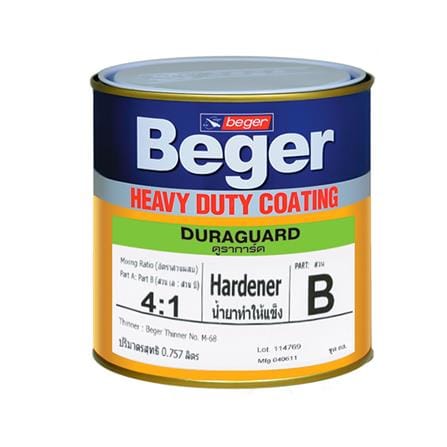 สีอุตสาหกรรมเร่งการเซ็ทตัว BEGER DURAGUARD 1/4 แกลลอน_0