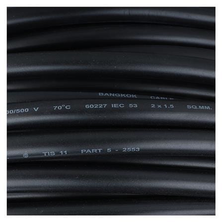สายไฟ VCT IEC53 BCC 2 x1.5ตร.มม. 100 ม.สีดำ_2