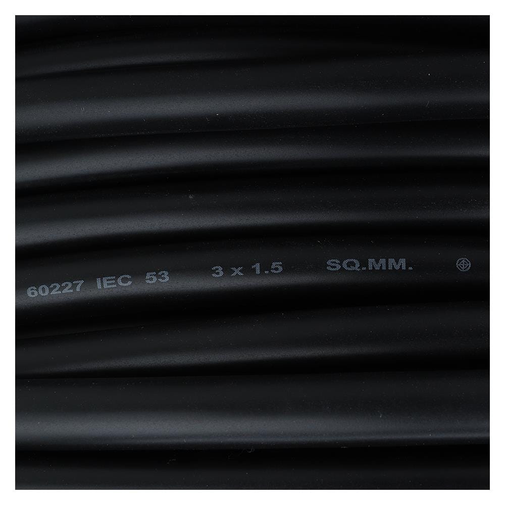 สายไฟ VCT IEC53 BCC 3x1.5ตร.มม. 100 ม. สีดำ
