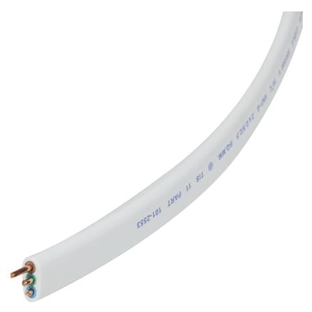 สายไฟ VAF-G BCC 2x2.5/2.5 ตร.มม. 100 ม. สีขาว_2