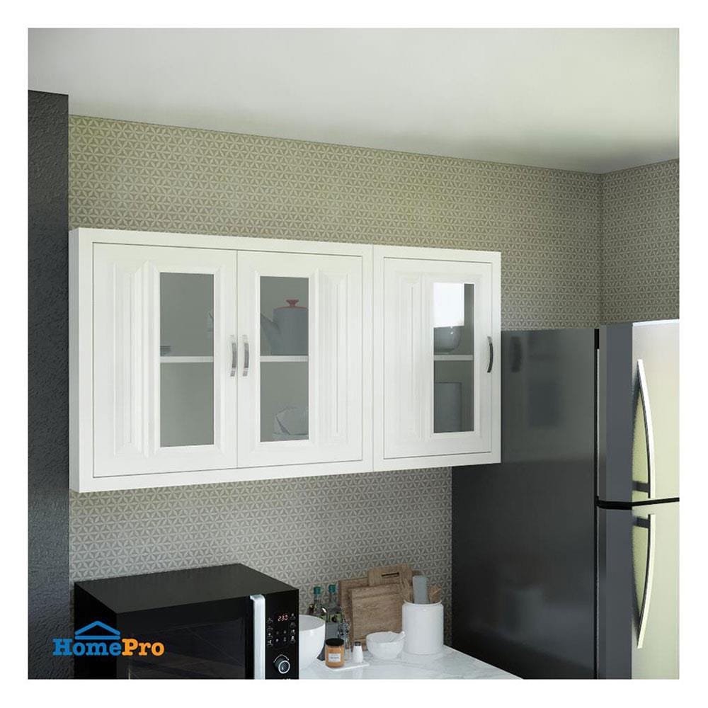 ตู้แขวนบานคู่ PP CABIN 87.8x67.5 ซม. สีครีม