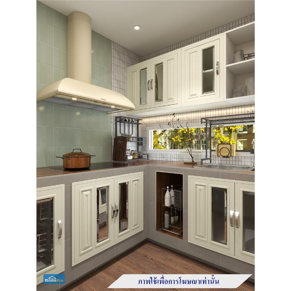 ตู้แขวนบานเดี่ยว PP CABIN 48x67.5 ซม. สีขาว
