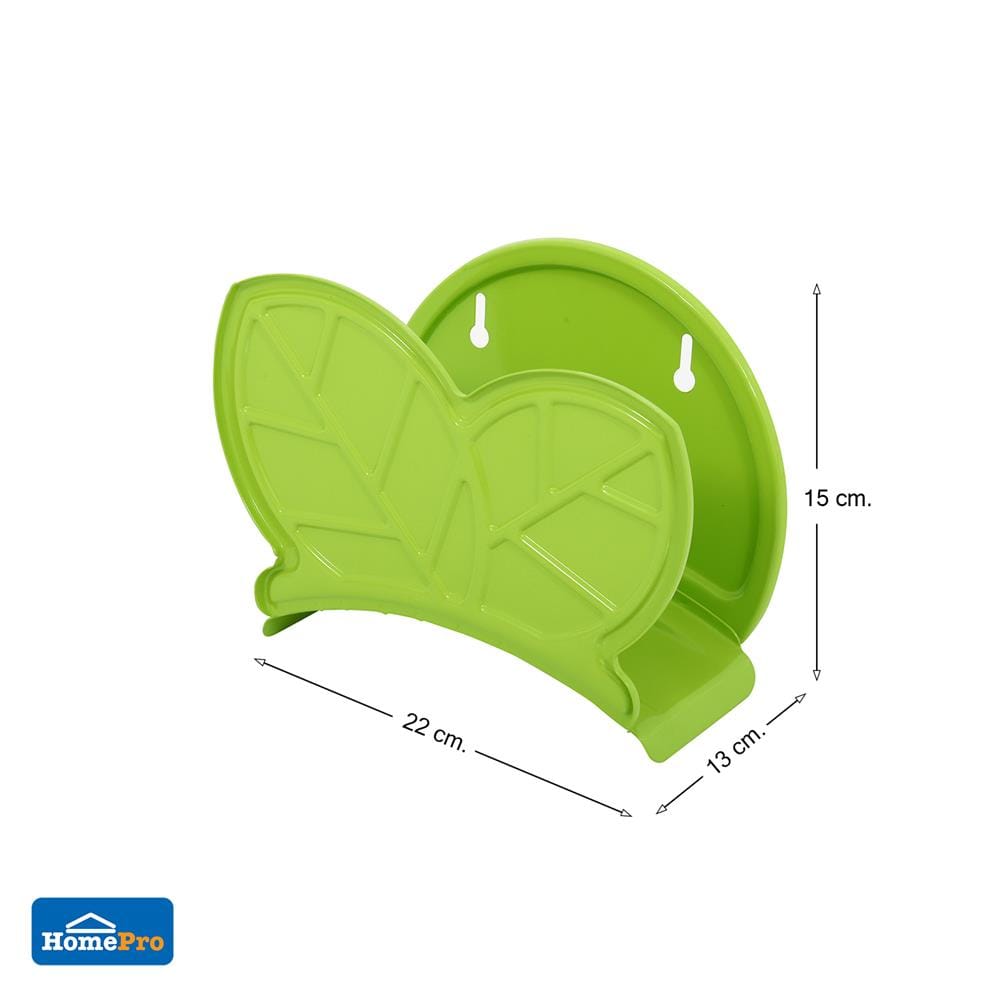 ที่แขวนสายยาง เหล็ก SPRING LEAF สีเขียว