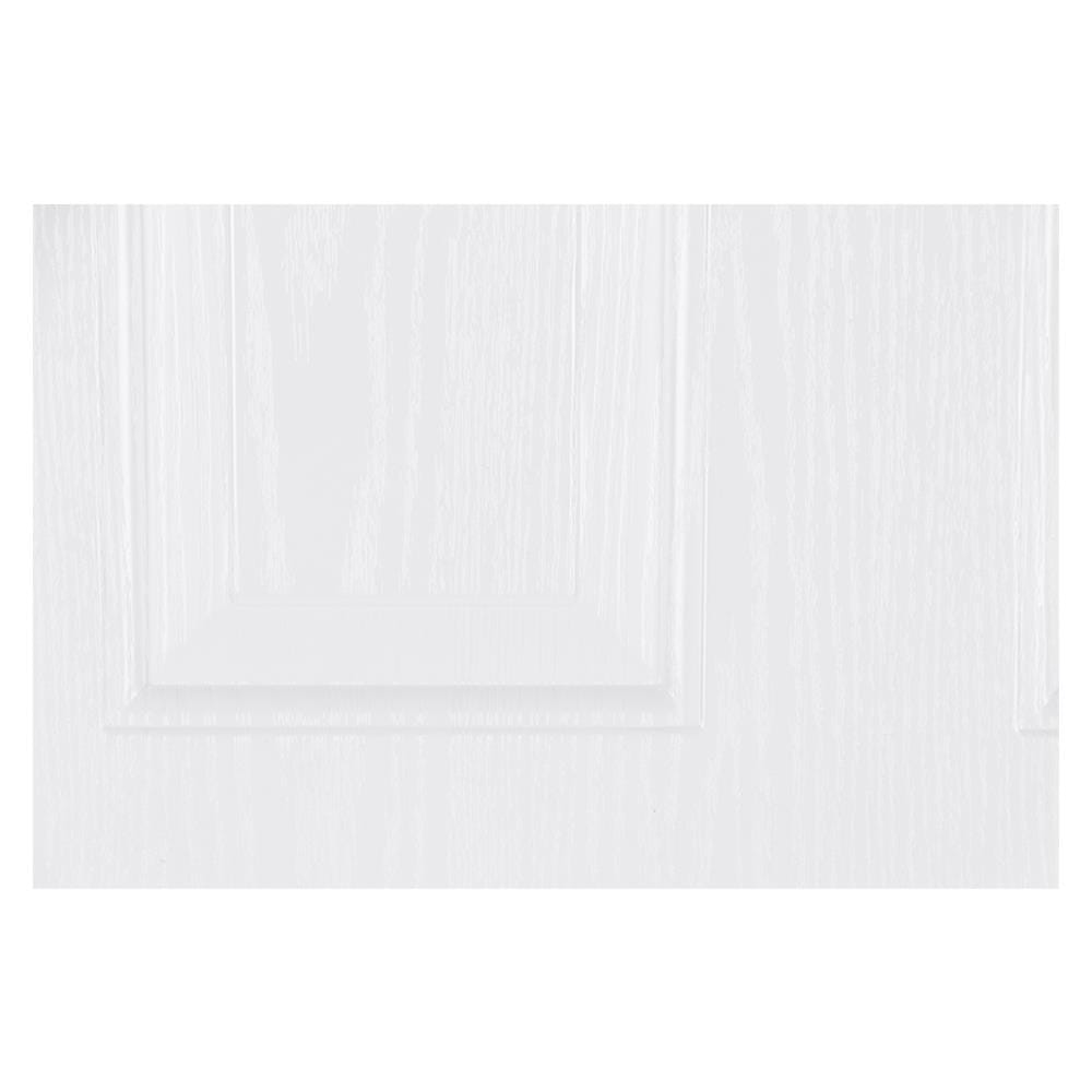 ประตูภายนอก UPVC AZLE ET-04 80X200 ซม. สีขาว เจาะลูกบิด