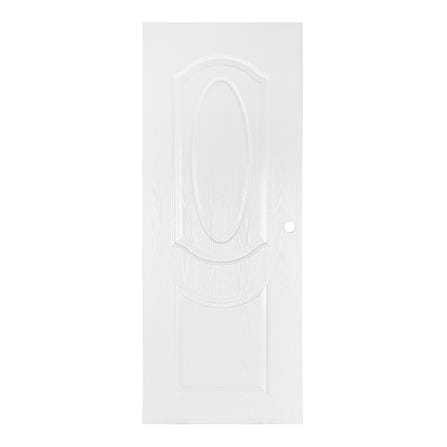 ประตูภายนอก UPVC AZLE ET-02 80X200 ซม. สีขาว เจาะลูกบิด_0