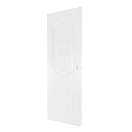 ประตูภายนอก UPVC AZLE ET-02 80X200 ซม. สีขาว เจาะลูกบิด_1
