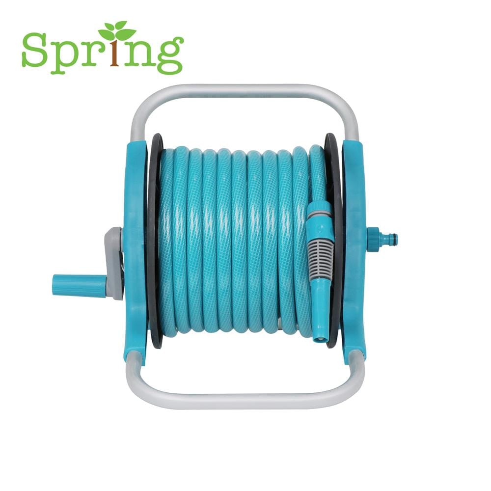 สายยางโรล SPRING N03-KNITTING 1/2 นิ้วX20 ม. สีฟ้า
