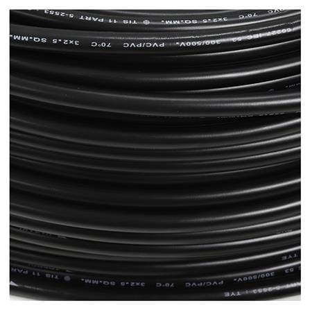 สายไฟ VCT IEC53 YAZAKI 3x2.5 ตร.มม. 100 ม. สีดำ_2
