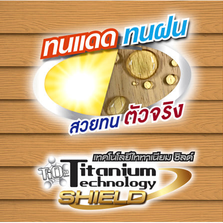 สีทาพื้นไม้ไฟเบอร์ซีเมนต์ ชนิดด้าน WOODTECT FD-502 สีไม้มะค่า 1 แกลลอน_6