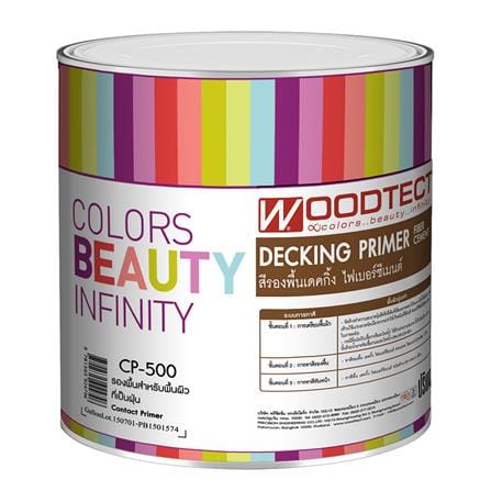สีรองพื้นไม้ WOODTECT DECKING PRIMER CP500 1 แกลลอน_0