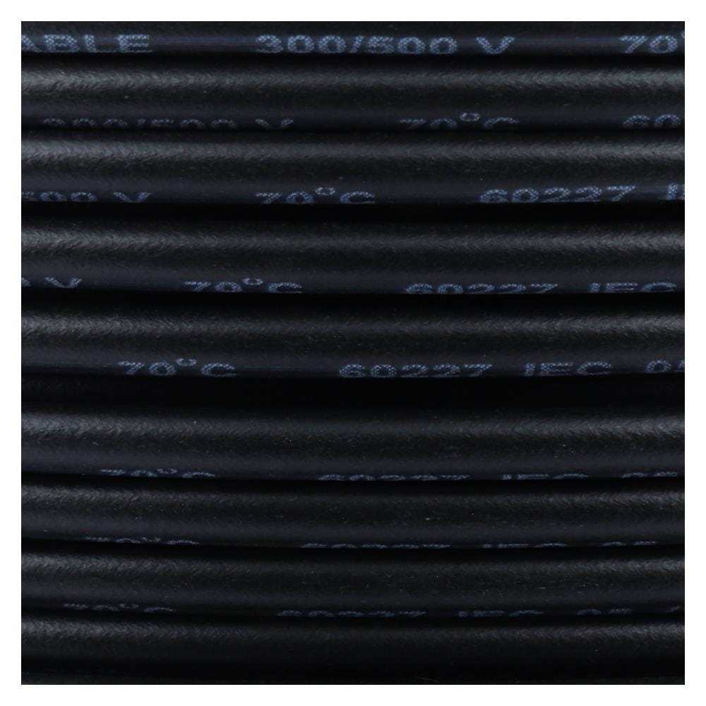 สายไฟ IV IEC05 BCC 1x1ตร.มม. 100 ม. สีดำ