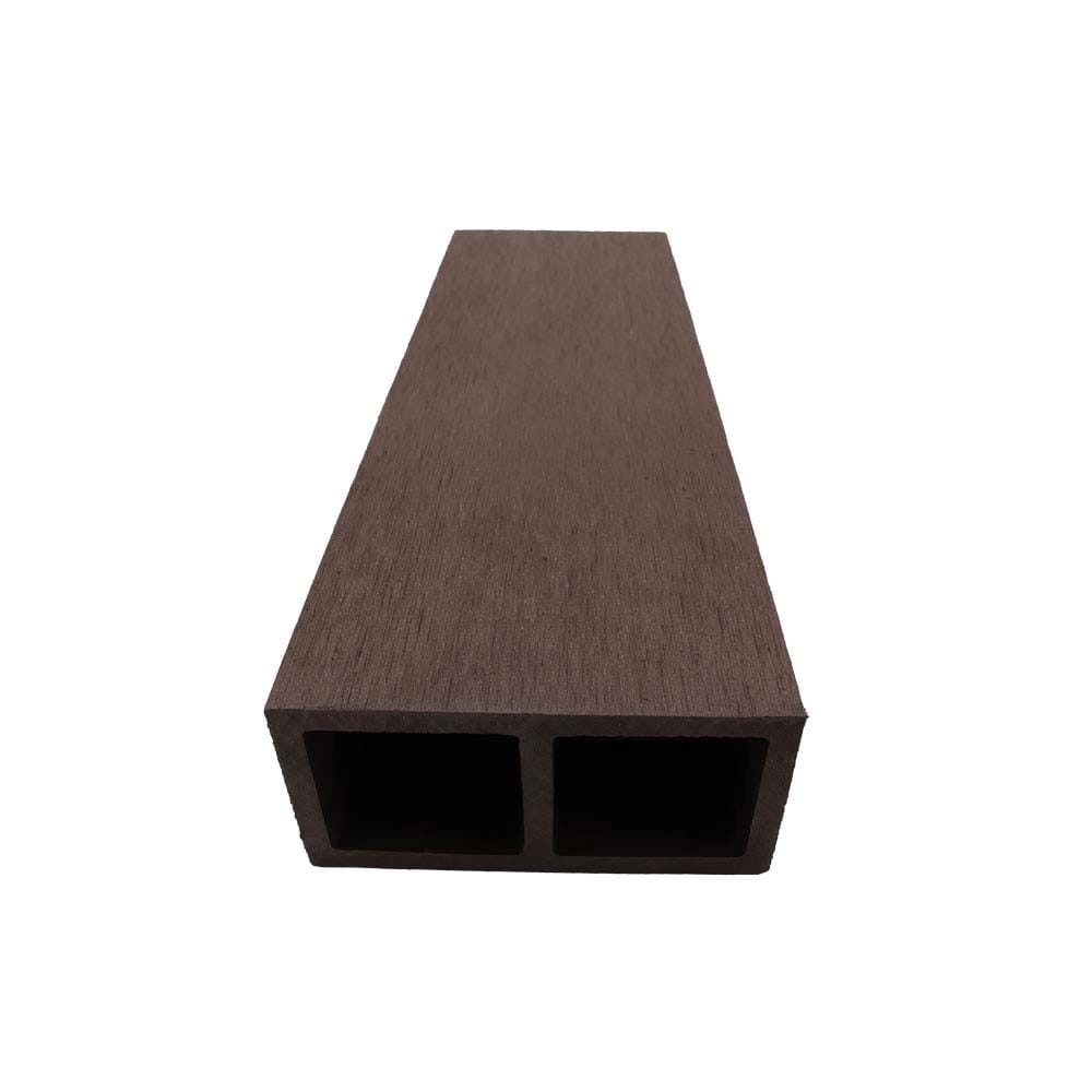 ไม้ระแนงกลวง THAISUN MDRH01-1 2.5x10x300 ซม. สีน้ำตาลช็อกโกแลต