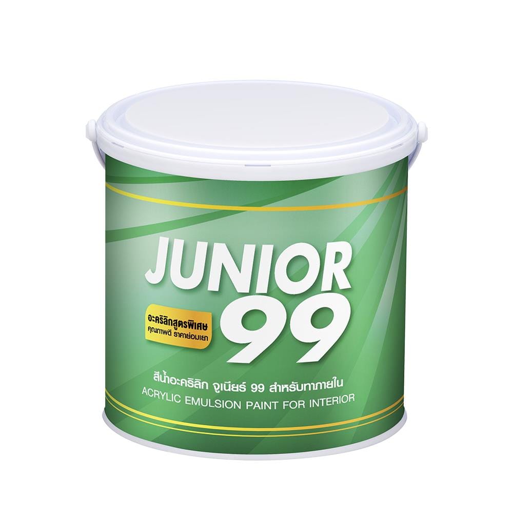 สีน้ำทาภายใน NIPPON PAINT JUNIOR99 300 สีขาว ด้าน 1 แกลลอน