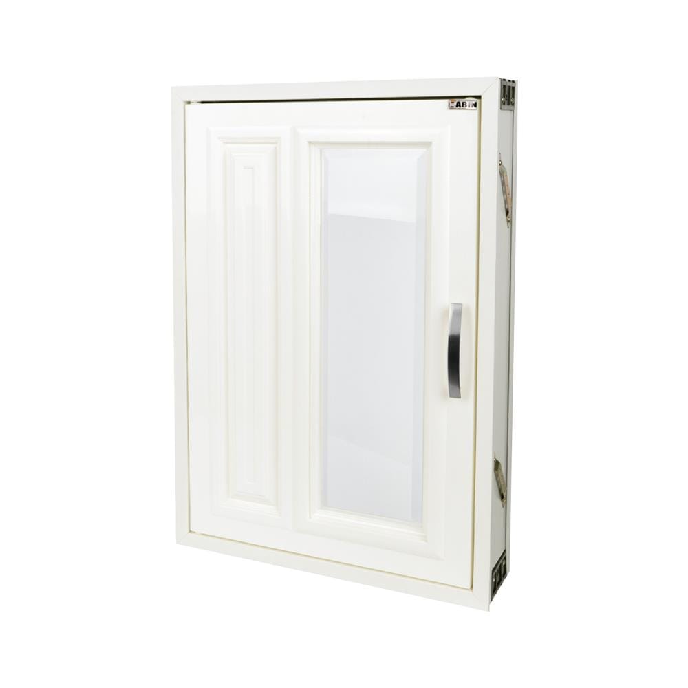 บานซิงค์ CABIN กระจก+ลูกฟัก 44x64 ซม. สีครีม