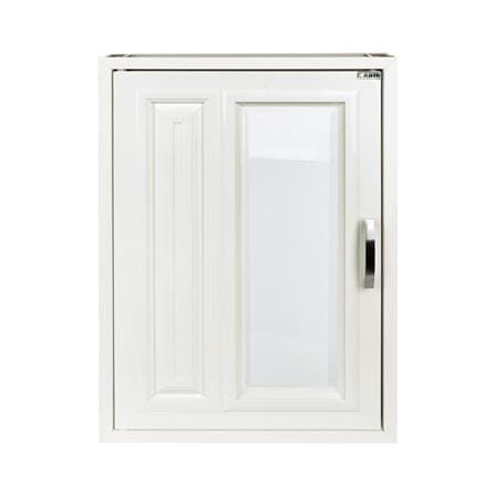 บานซิงค์ CABIN กระจก+ลูกฟัก 44x64 ซม. สีครีม_0