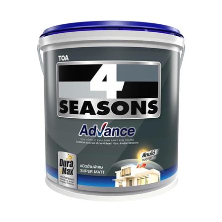 สีน้ำทาฝ้า TOA 4 SEASONS ADVANCE A7000 ด้าน 1 แกลล...