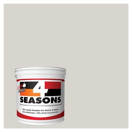 สีน้ำทาภายนอก TOA 4 SEASONS #A5002 PASTEL GREY ด้าน 5 แกลลอน_0