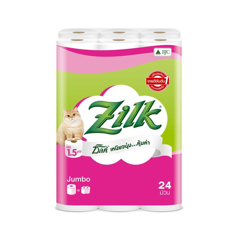 กระดาษชำระ ZILK JUMBO (แพ็ก 24 ชิ้น)