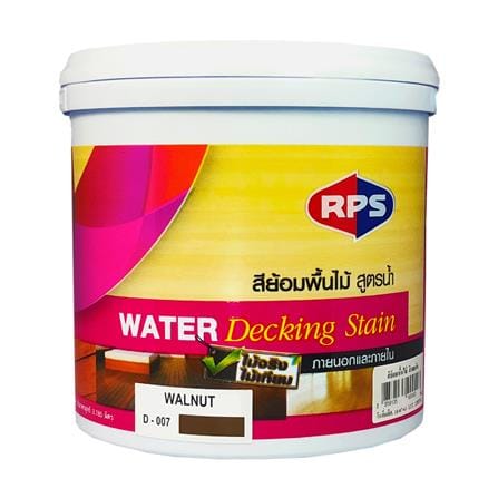 สีย้อมพื้นไม้ RPS สีวอลนัท เงา 3 ลิตร