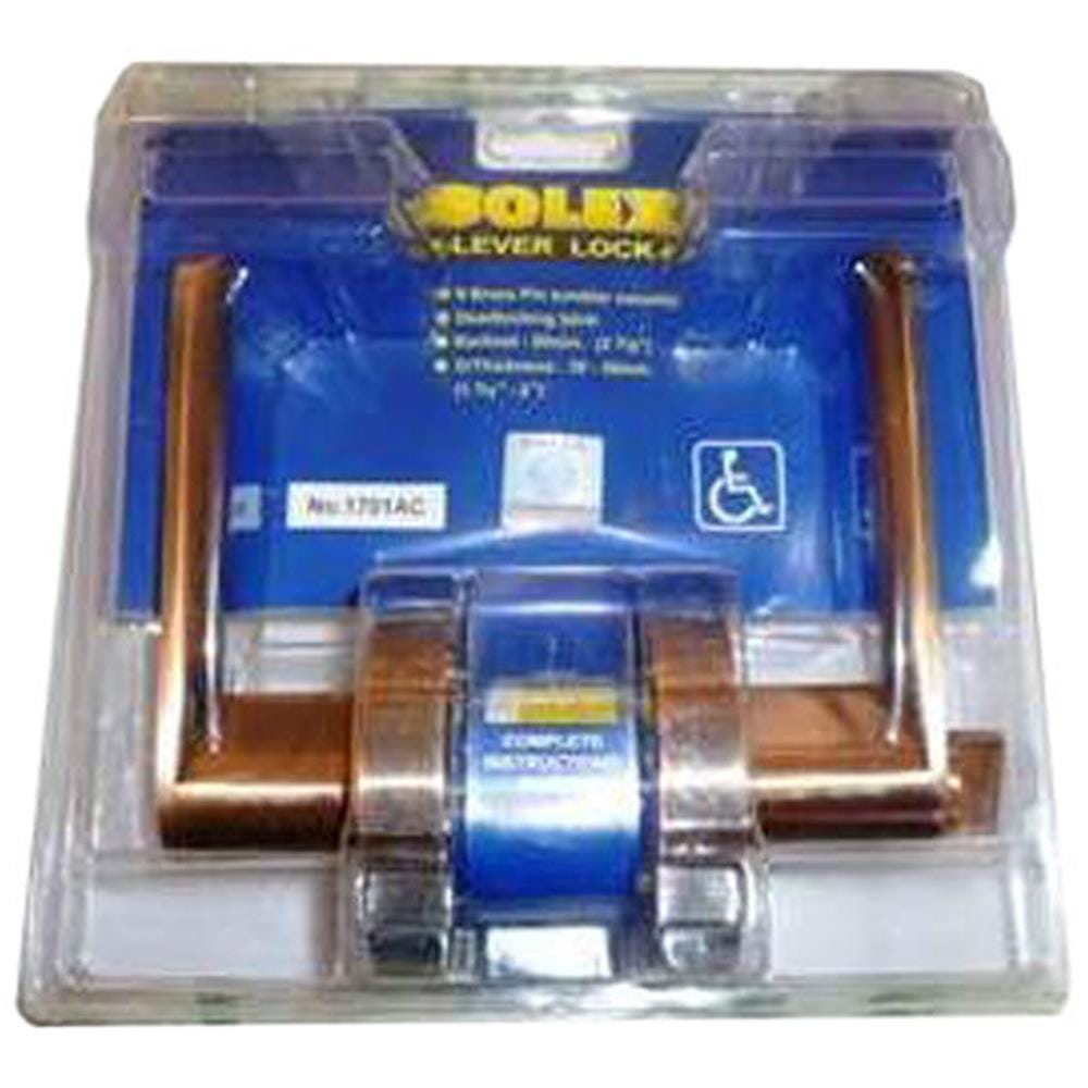 มือจับก้านโยก SOLEX 1701-AC AC สีทองแดงรมดำ