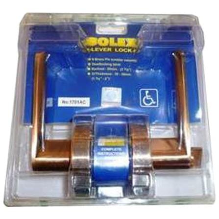 มือจับก้านโยก SOLEX 1701-AC AC สีทองแดงรมดำ