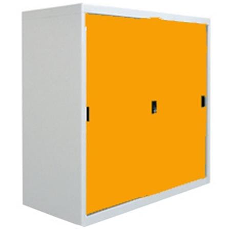 ตู้เหล็กบานเลื่อนทึบ KIOSK SOD-3 DG/OR สีส้ม
