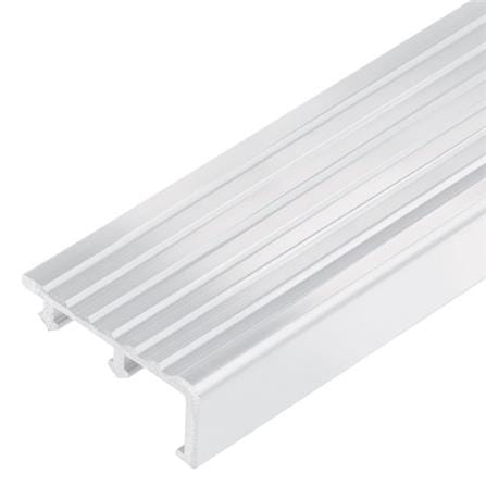 จมูกบันไดอะลูมิเนียม DP DNHG 502501 5 ซม. 2.5 ม. สีเงิน