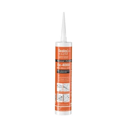 ซิลิโคนมีกรด SEALEX SX-4000 280 มล. สีขาว_0