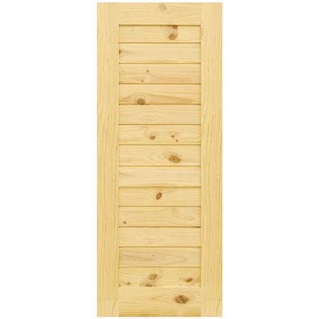 ประตูไม้สนนิวซีแลนด์ D2D ECO PINE-001 80X200 ซม._0