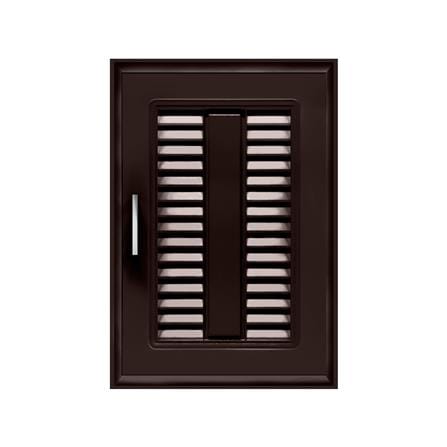 บานซิงค์ QUEEN เกล็ดมณี 45x65 ซม. สีไม้โอ๊ค