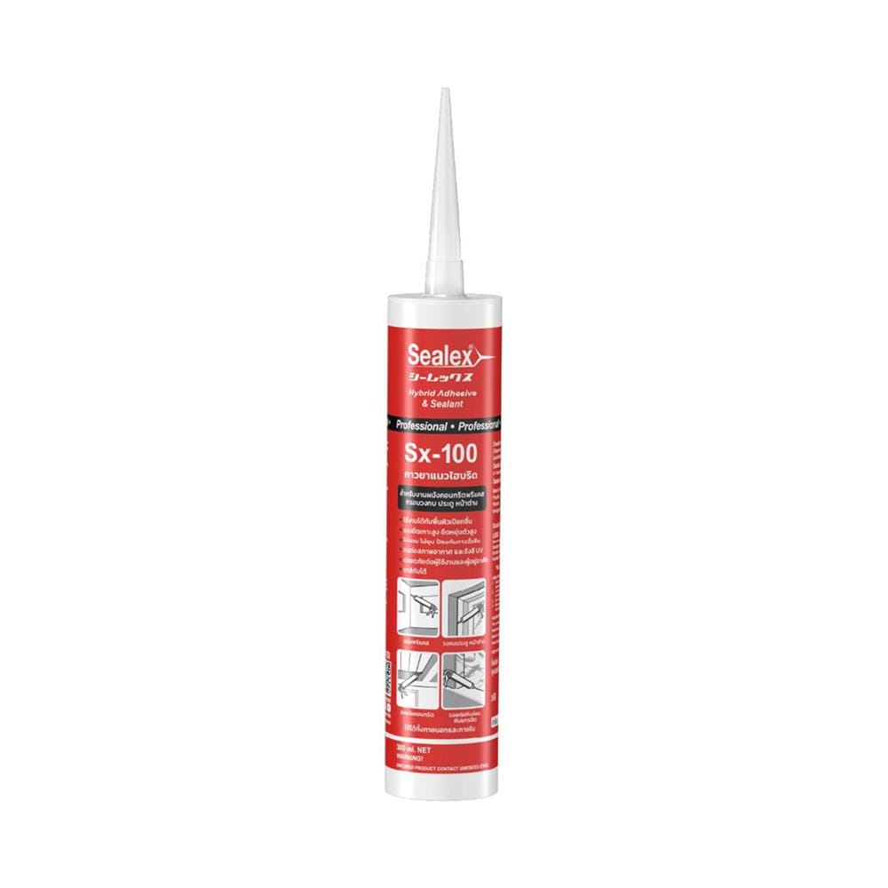 โพลีเมอร์อุดรอย SEALEX SX-100MS 300 มล. สีขาว