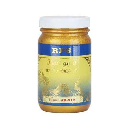 สีน้ำทาไม้  RPS WATERLACQ สีทอง R-919 250 ก.