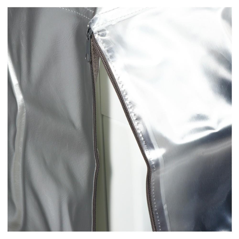 ผ้าคลุมเครื่องซักผ้าฝาหน้า 10 กก. CKR PLASTIC CKR F-F002 65X65X85 ซม. สีเงินทึบ