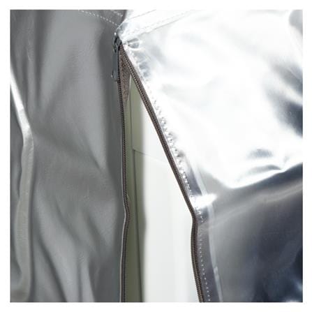 ผ้าคลุมเครื่องซักผ้าฝาหน้า 10 กก. CKR PLASTIC CKR F-F002 65X65X85 ซม. สีเงินทึบ_3