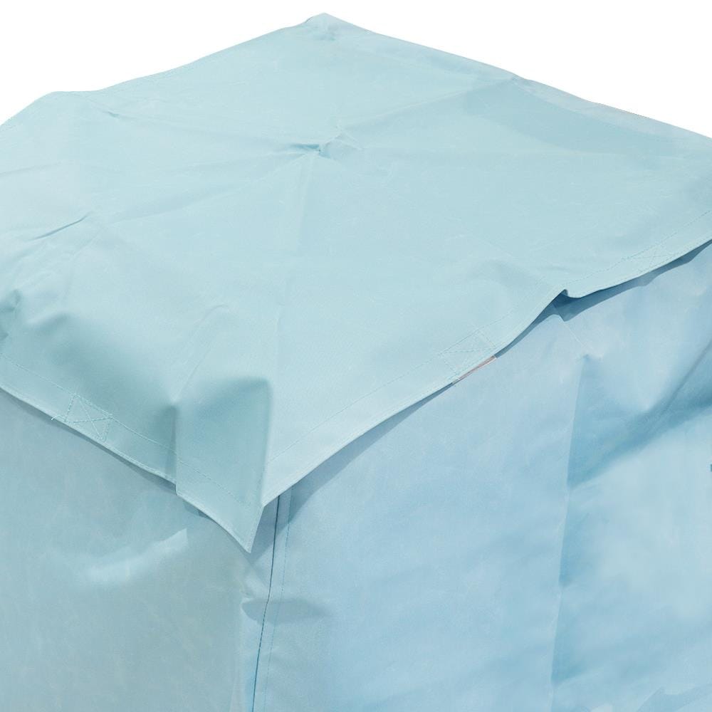 ผ้าคลุมเครื่องซักผ้าฝาบน 10 กก. CKR PLASTIC F-T004 70X74X110 ซม. สีฟ้าทึบ