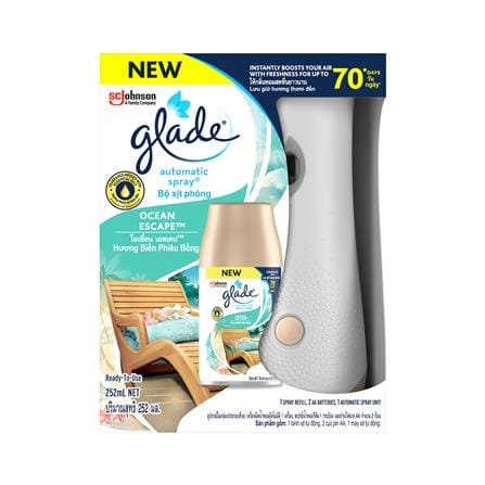 เครื่องพ่นสเปรย์ปรับอากาศ GLADE 252 มล. OCEAN ESCAPE