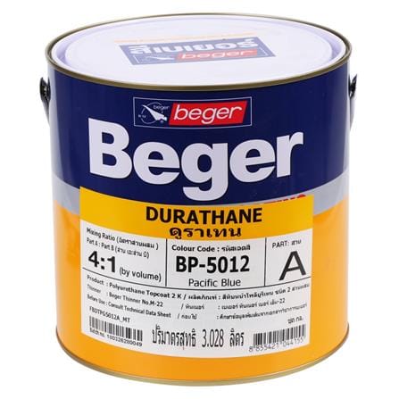สีงานอุตสาหกรรมดูราเทน PART A BEGER PACIFIC BLUE 1GL_0