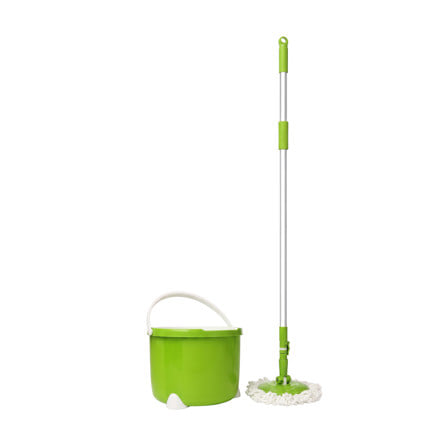 ชุดอุปกรณ์ถังปั่นพร้อมไม้ม็อบ SCOTCH-BRITE TT สีเขียว_0