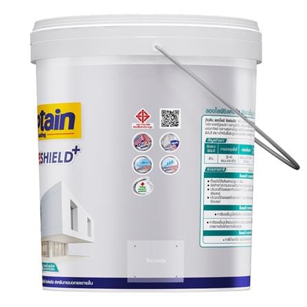 สีรองพื้นปูนใหม่ ชนิดด้าน CAPTAIN LONGLIFE SHIELDPLUS 6000 1 แกลลอน_2