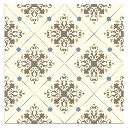 กระเบื้องพื้น 16x16 นิ้ว TARA โคโลเนียล เบจ EXC A 0.96 ตร.ม.