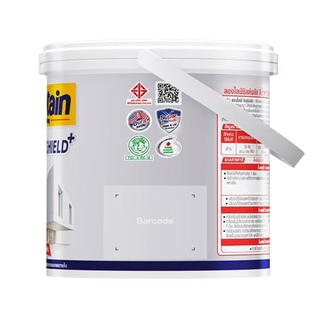 สีน้ำทาภายนอก ชนิดด้าน CAPTAIN LONGLIFE SHIELDPLUS BASE C 2.5 แกลลอน_2