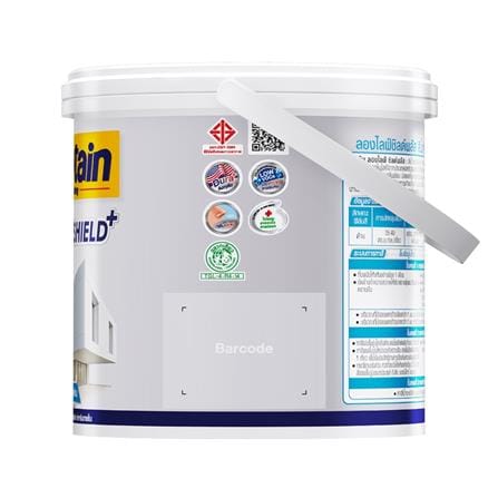 สีน้ำทาภายใน ชนิดด้าน CAPTAIN LONGLIFE SHIELDPLUS BASE C 2.5 แกลลอน_2