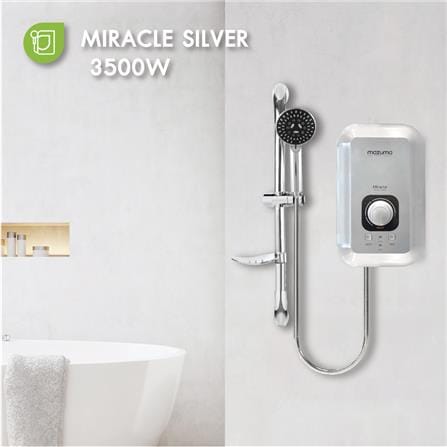 เครื่องทำน้ำอุ่น MAZUMA MIRACLE 3500 วัตต์ สีเงิน_4