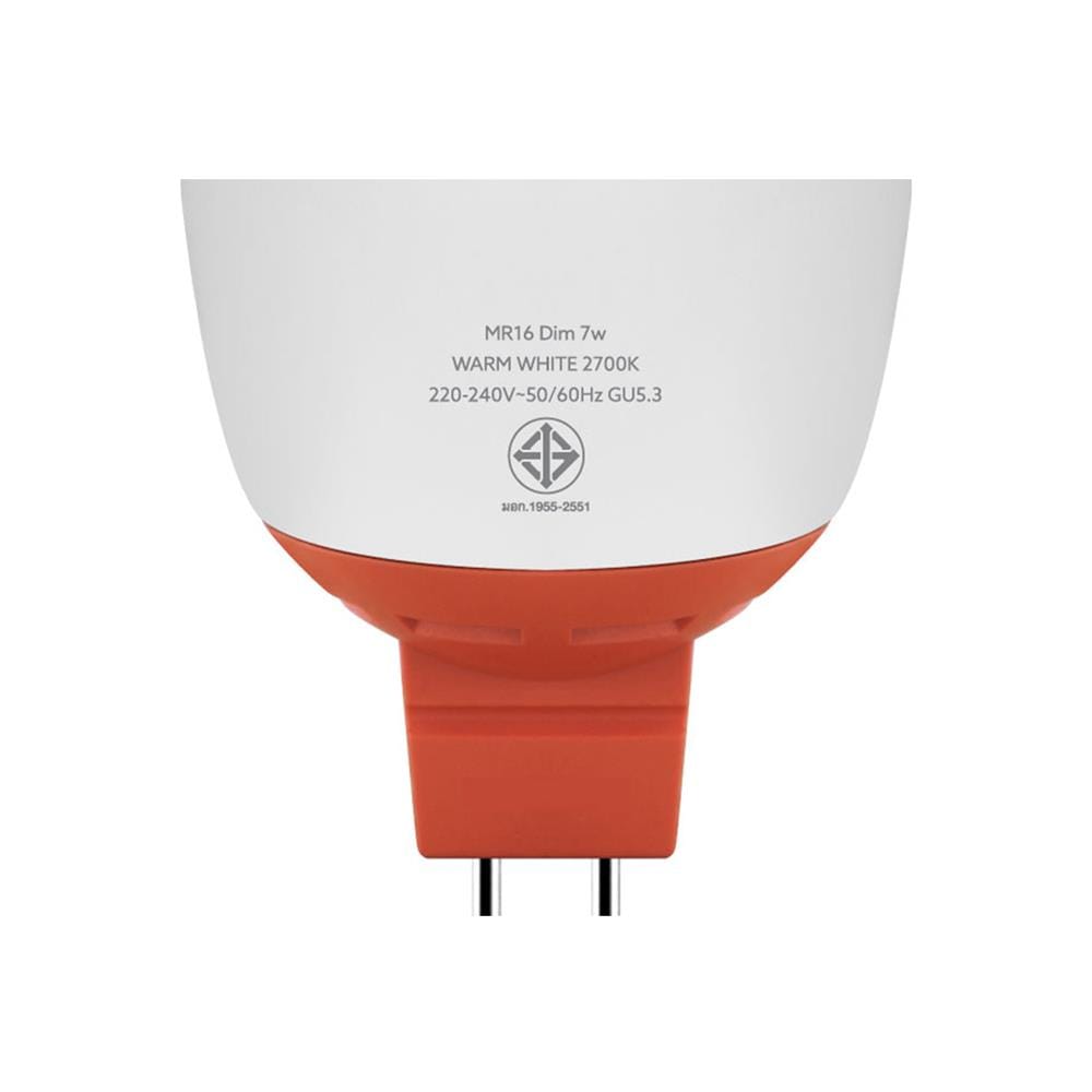 หลอด LED LAMPTAN MR16 DIMMABLE 7 วัตต์ WARM WHITE GU5.3