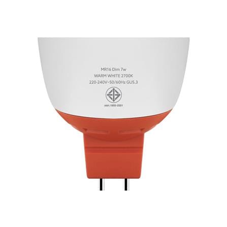 หลอด LED LAMPTAN MR16 DIMMABLE 7 วัตต์ WARM WHITE GU5.3_5