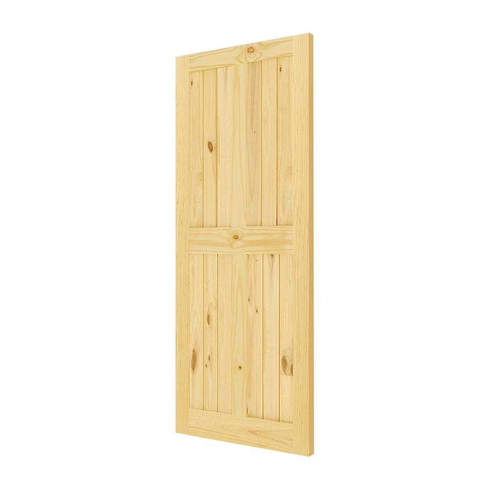 ประตูไม้สนนิวซีแลนด์ D2D ECO PINE-44 90X200 ซม.
