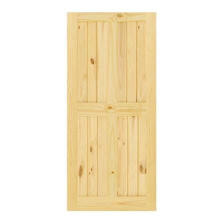 ประตูไม้สนนิวซีแลนด์ D2D ECO PINE-44 90X200 ซม._0