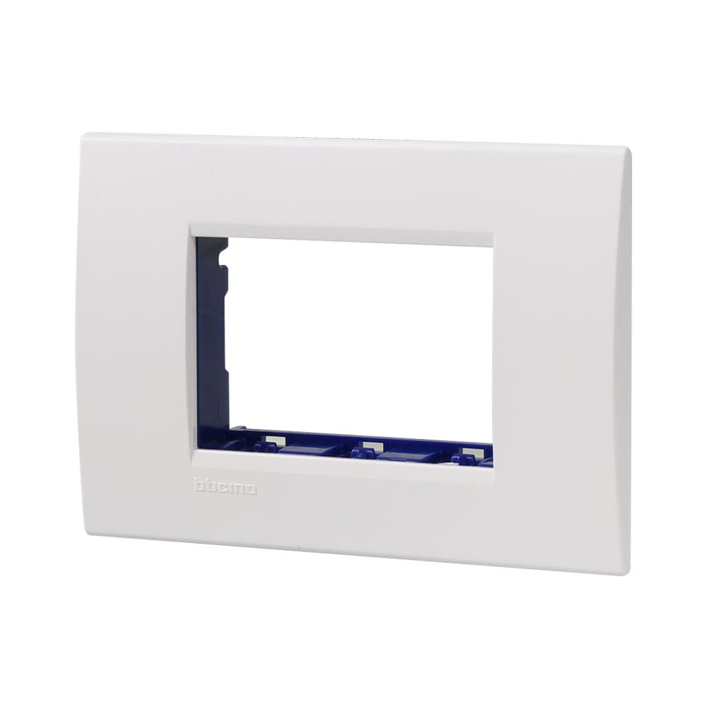 หน้ากาก 3 ช่อง BTICINO SLNA4803BIF สีขาว