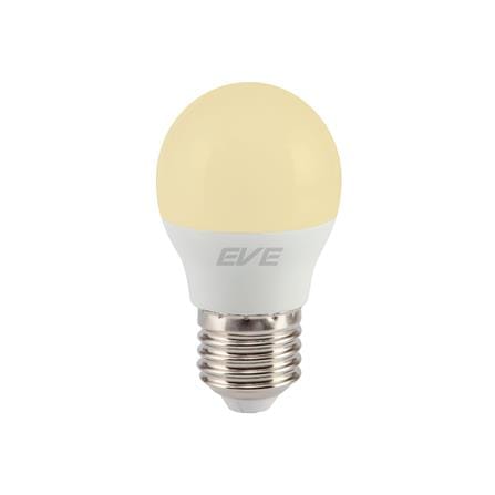 หลอดไฟ LED EVE ROUND GEN2 3 วัตต์ WARMWHITE E27 สีเหลือง_0